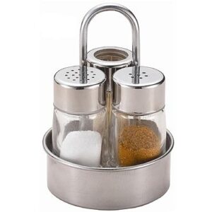 Набор для специй (Китай) Набор для специй 2 пр.+ стаканчик для зубочисток Хайтек /1/12/48/