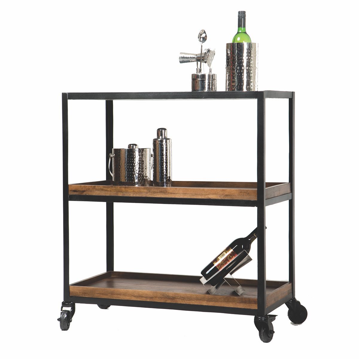 Тележка сервировочная, 80*40*95 см. P.L.--Hotelware