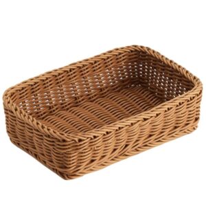 MGprof Корзина для хлеба прямоуг. 18*12*6 см. коричневая полиротанг MGprof /1/100/
