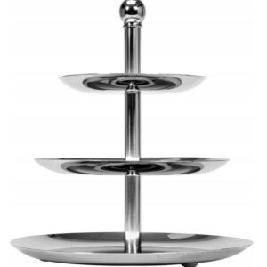 MGsteel Этажерка 3-х ярусная d=16/22/27 см. h=30 см. нерж. MGsteel /1/6/