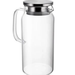 Термостекло (Китай) Кувшин 1,2 л. d=135 мм. h=230 мм. с крышкой, Термостекло /1/12/