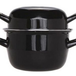 Кастрюля для мидий,черная d=16 см 1,7л. P.L.