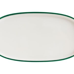 Bonna (Турция) Блюдо овальное 210*100 мм. Линеа Зеленый, форма Хюгге Bonna /1/12/1116/