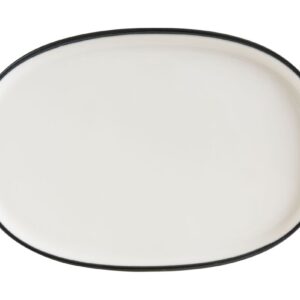 Bonna (Турция) Блюдо овальное 340*230 мм. Линеа Черный, форма Хюгге Bonna /1/6/534/