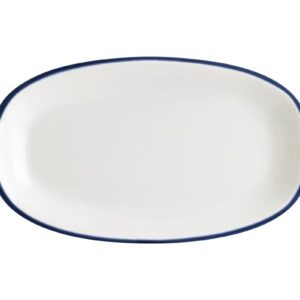 Bonna (Турция) Блюдо овальное 240*140 мм. Линеа Синий, форма Гурмэ Bonna /1/12/1164/