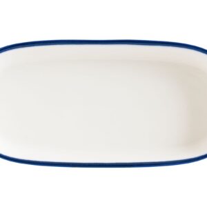 Bonna (Турция) Блюдо овальное 140*65 мм. Линеа Синий, форма Хюгге Bonna /1/12/5856/