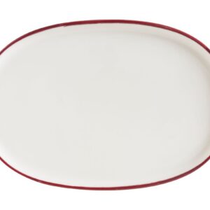 Bonna (Турция) Блюдо овальное 340*230 мм. Линеа Бургундия, форма Хюгге Bonna /1/6/534/