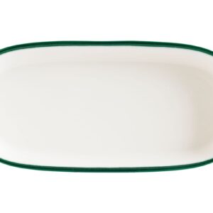 Bonna (Турция) Блюдо овальное 180*90 мм. Линеа Зеленый, форма Хюгге Bonna /1/12/
