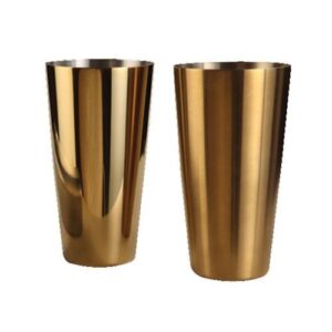 Шейкер «Бостон» с золотым покрытием 700 мл, P.L. - Kingtex