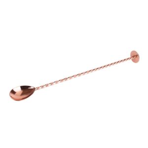 Ложка барная со ступкой, медное покрытие, 28 см, P.L. - Kingtex