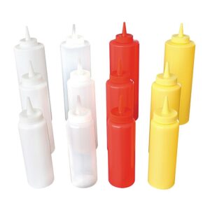 Емкость (диспенсер) для соусов, 370 мл, красная, P.L. Proff Cuisine