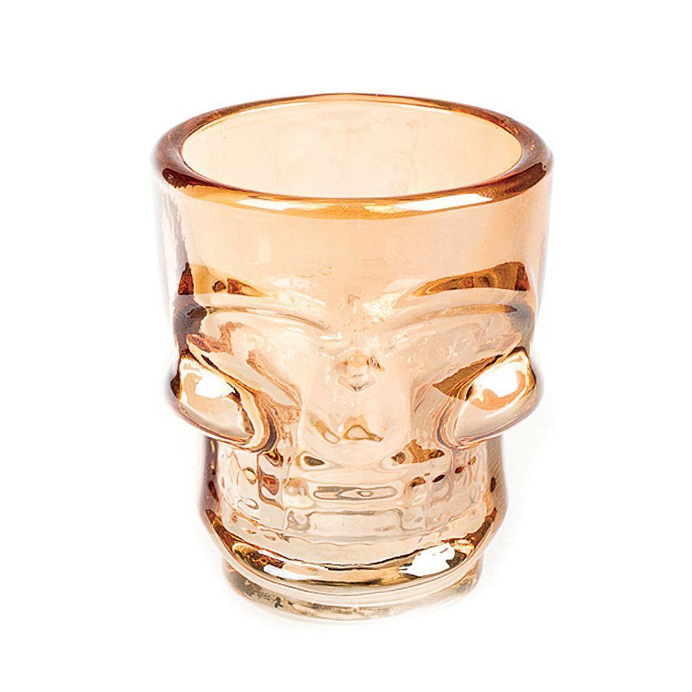 Стопка «Череп» янтарная 50 мл, стекло, P.L. - BarWare