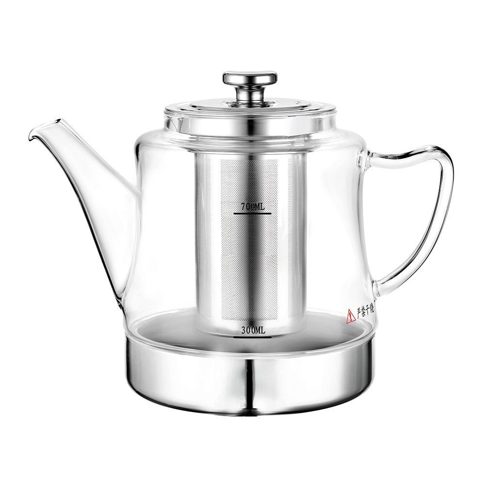 Чайник стеклянный с металлическим ситом 1,8 л, P.L.