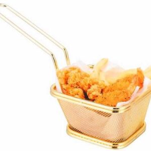 Корзинка для подачи «Gold» 10,5*9*6,5 см, металл, P.L. Proff Cuisine