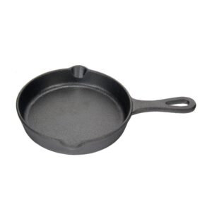 Сковорода порционная круглая с ручкой 13 см, чугун, P.L. Proff Cuisine