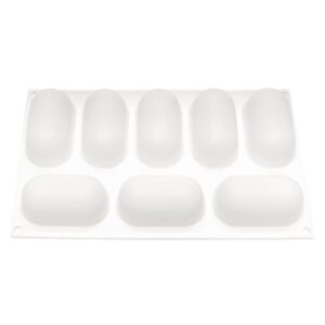 Форма силиконовая «Овал» 8 ячеек 50*87*30 мм, P.L. Proff Cuisine