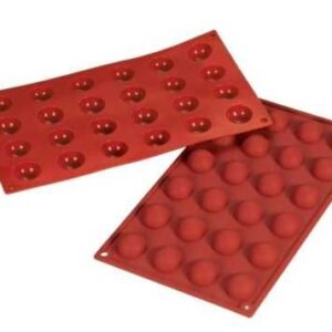 Форма силиконовая P.L. Proff Cuisine «Полусфера» 24 ячейки d 30 мм, h 15 мм (30*17,5 см)