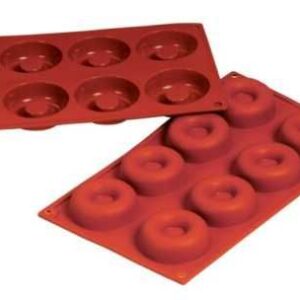 Форма силиконовая P.L. Proff Cuisine «Саварин» 8 ячеек d 65 мм, h 20 мм (30*17,5 см)