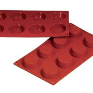 Форма силиконовая P.L. Proff Cuisine «Тарталетка» 8 ячеек d 60 мм, h 17 мм (30*17,5 см)