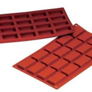 Форма силиконовая P.L. Proff Cuisine «Прямоугольник» 20 ячеек 50*25 мм, h 10 мм (30*17,5 см)