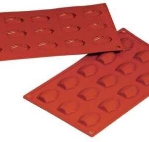 Форма силиконовая P.L. Proff Cuisine «Ракушка» 15 ячеек 45*34 мм, h 10 мм (30*17,5 см)