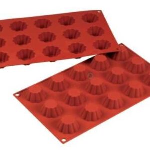 Форма силиконовая P.L. Proff Cuisine «Бриош» 15 ячеек d 45 мм, h 27 мм (30*17,5 см)