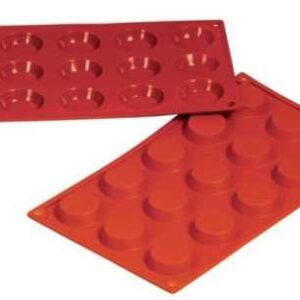 Форма силиконовая P.L. Proff Cuisine «Флан» 15 ячеек d 40 мм, h 13 мм (30*17,5 см)