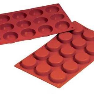 Форма силиконовая P.L. Proff Cuisine «Флан» 15 ячеек d 50 мм, h 14 мм (30*17,5 см)