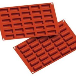 Форма силиконовая P.L. Proff Cuisine «Мини полено» 30 ячеек 45*20 мм, h 20 мм (30*17,5 см)