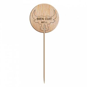 Маркировка-флажок для стейка «WELL DONE» 9,5 см, 100 шт, Garcia de PouИспания