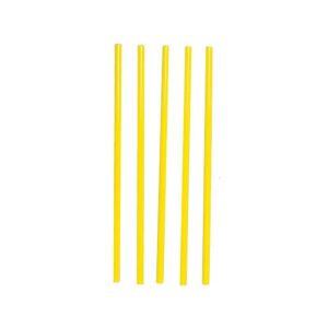 Трубочки для коктейля без изгиба желтые, 24 см, d 6 мм, 250 шт