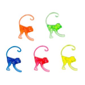 Декорации для стаканов «Обезьянки», разноцветные, 2 см, 100 шт