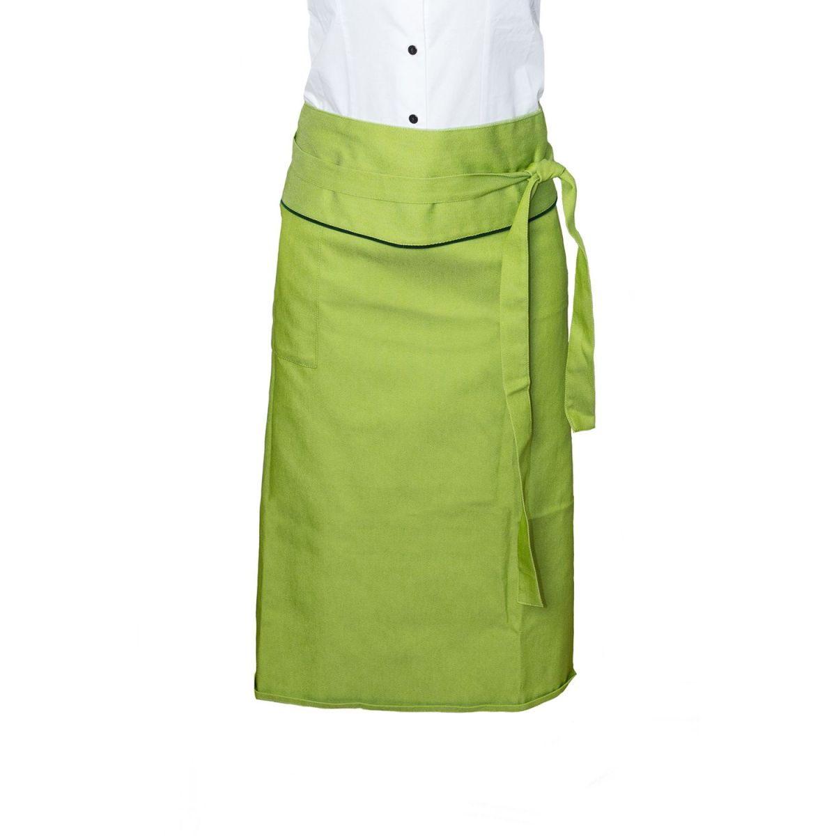 Фартук джинсовый цвета «Зеленое яблоко»