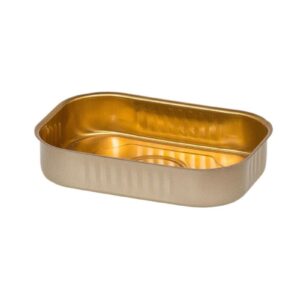 Жестяная банка для подачи прямоугольная, 2,5*12 см