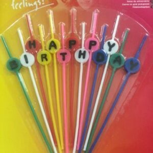 Свеча «День Рождения» 160 мм, буквы