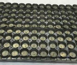 Сборка форм для выпечки на решетке «Маффин», 3*4/1,3 см, 104 шт, решетка 60*40 см, черный металл, P.