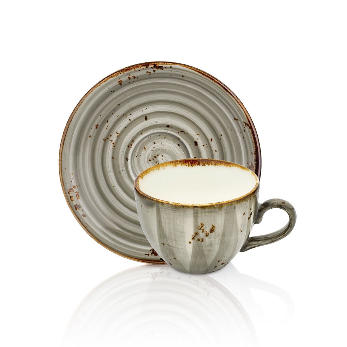 Чайная пара «Supreme» 280мл. фарфор By Bone