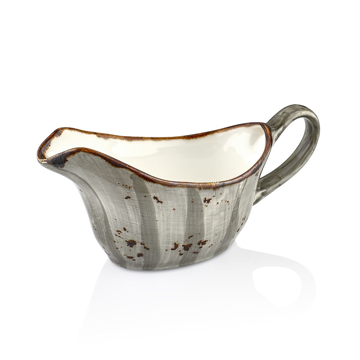 Соусник с ручкой «Supreme» 150мл. фарфор By Bone