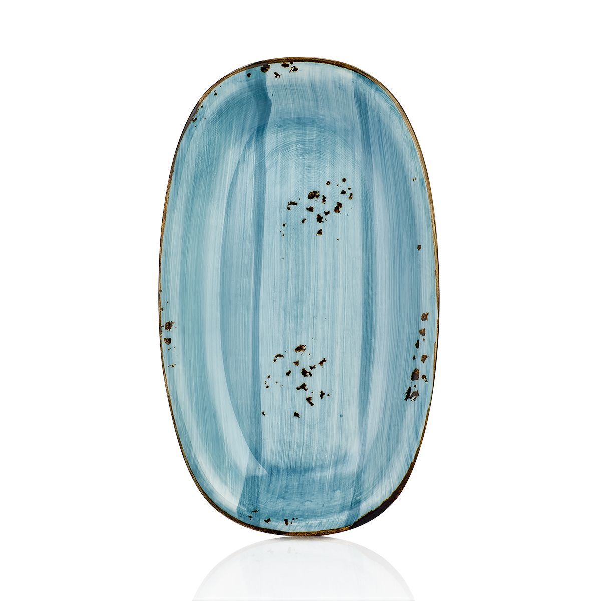 Блюдо овальное «Infinity» 19*11см. фарфор By Bone