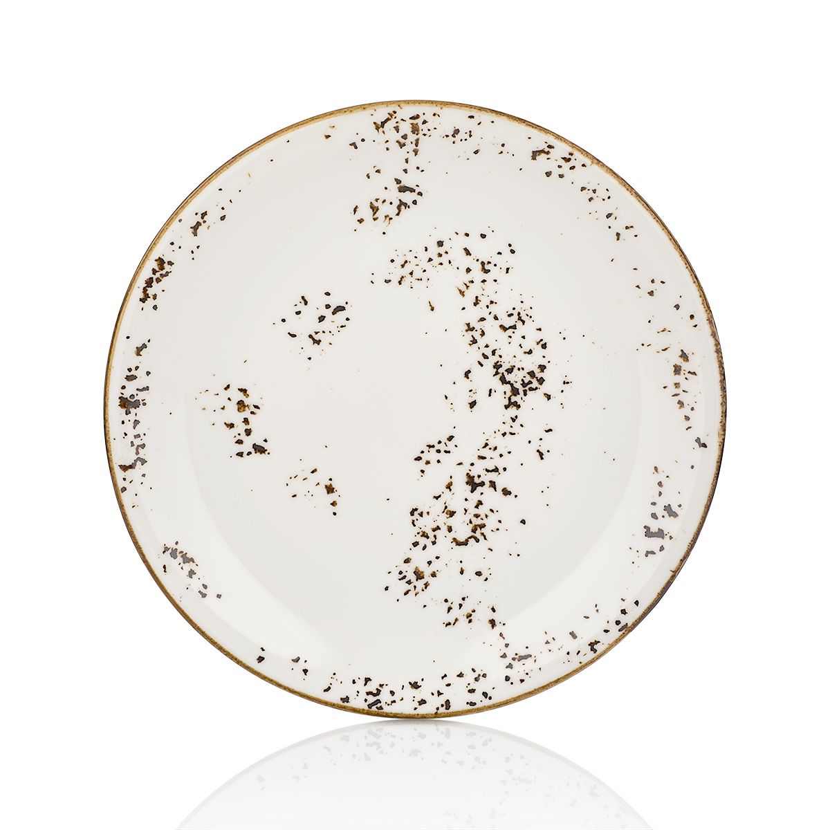 Тарелка мелкая «Elegance» 23см. фарфор By Bone