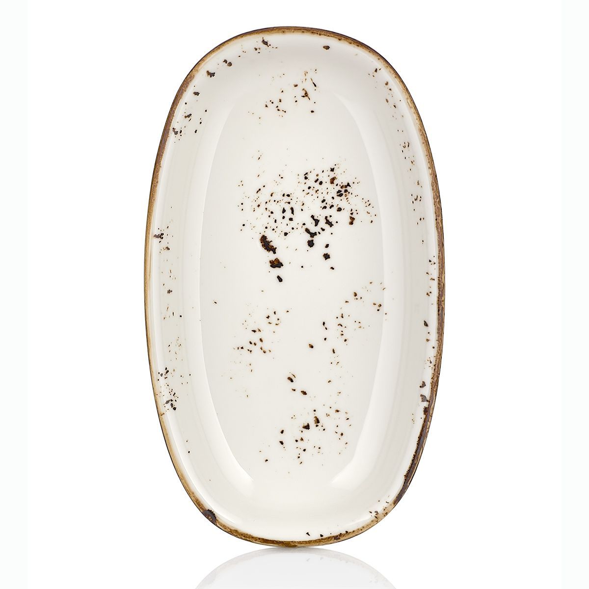 Блюдо овальное «Elegance» 24*14см. фарфор By Bone