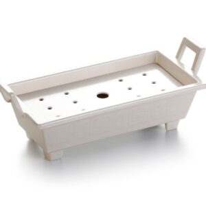 Блюдо,поднос меламиновый, белый 34.8*15.9*12.7см P.L.