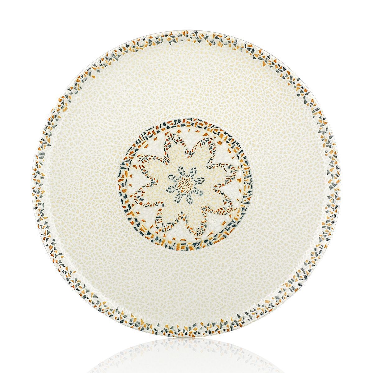Тарелка круглая d=25 cм,фарфор,серия «TESSERA»,By Bone