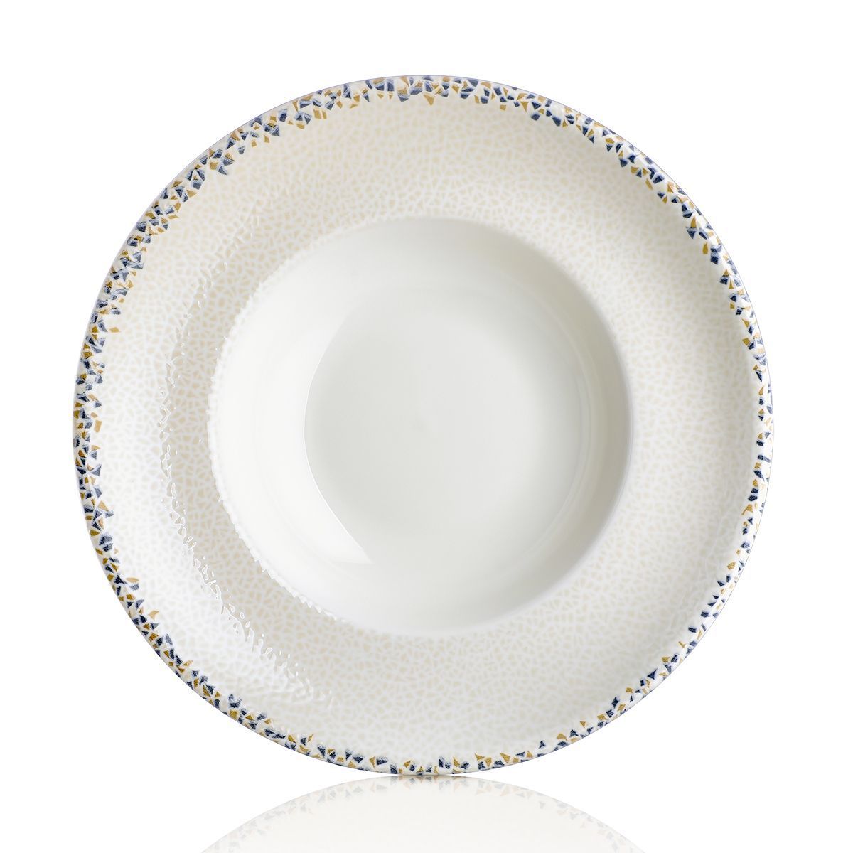 Тарелка для пасты d=25 cм,400мл.фарфор,серия «TESSERA», By Bone