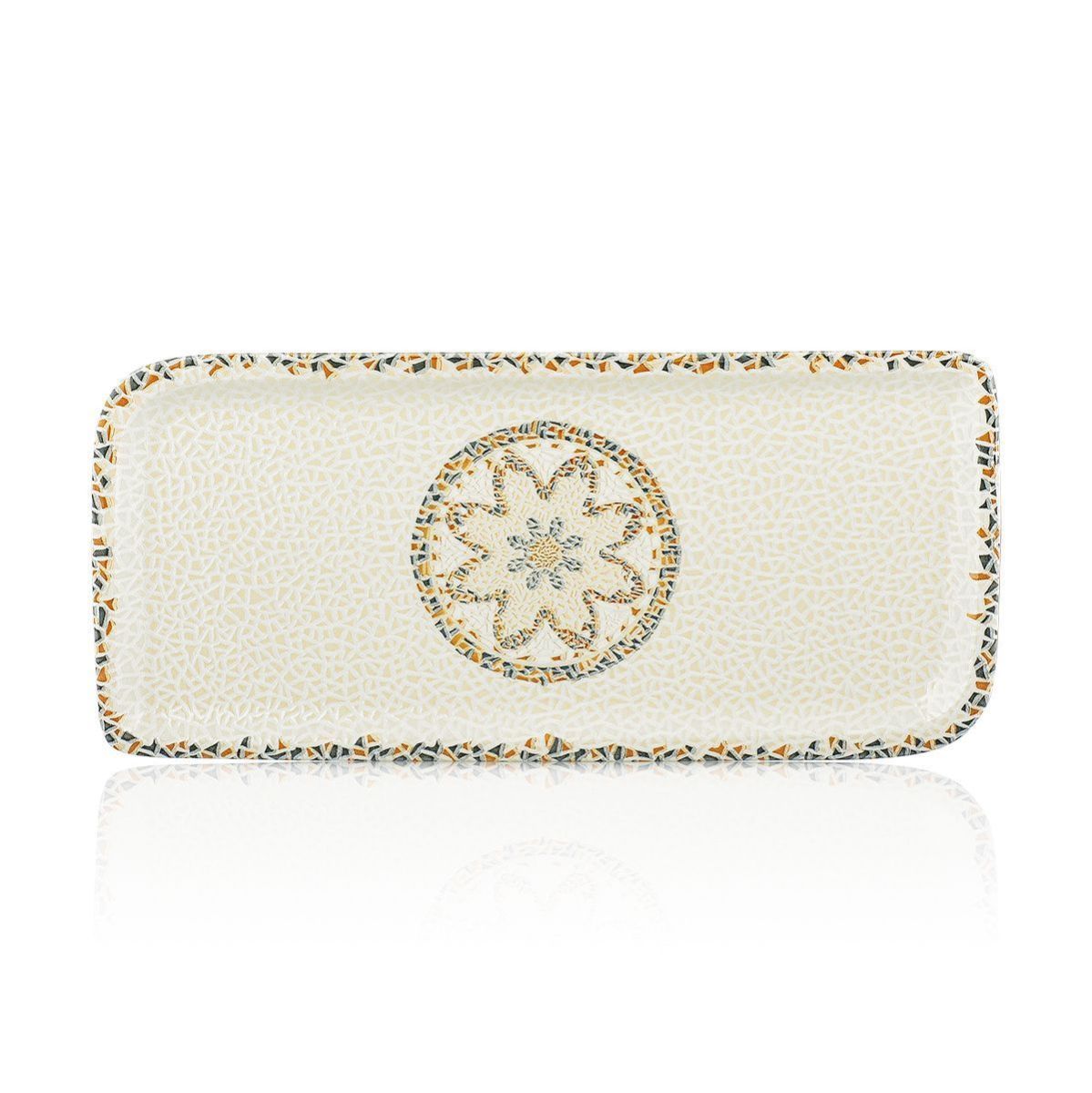 Блюдо прямоугольное l=35*16 cм,фарфор,серия «TESSERA»,By Bone