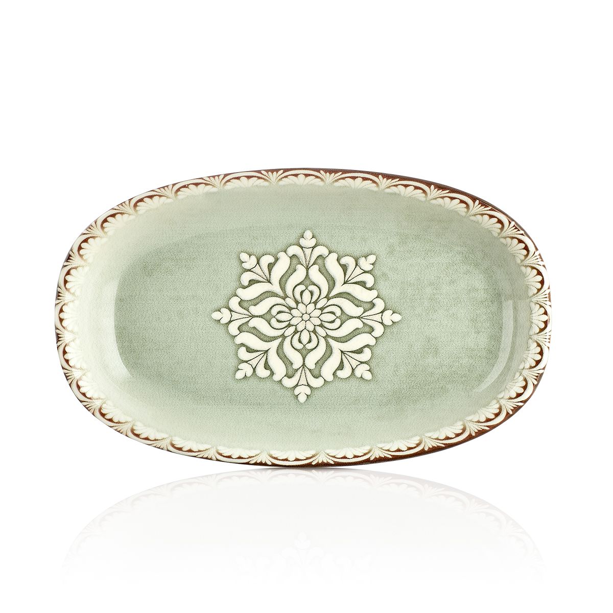 Блюдо овальное 29*17,5 cм,фарфор,серия «ROME», By Bone