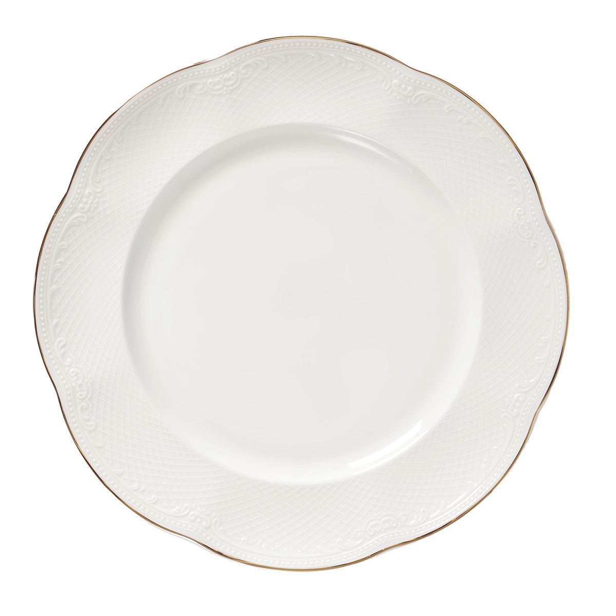 Тарелка 21 см, фарфор, «Aristocrat-Gold». Noble