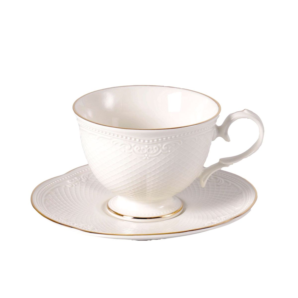 Кофейная пара 100 мл, фарфор, «Aristocrat-Gold». Noble