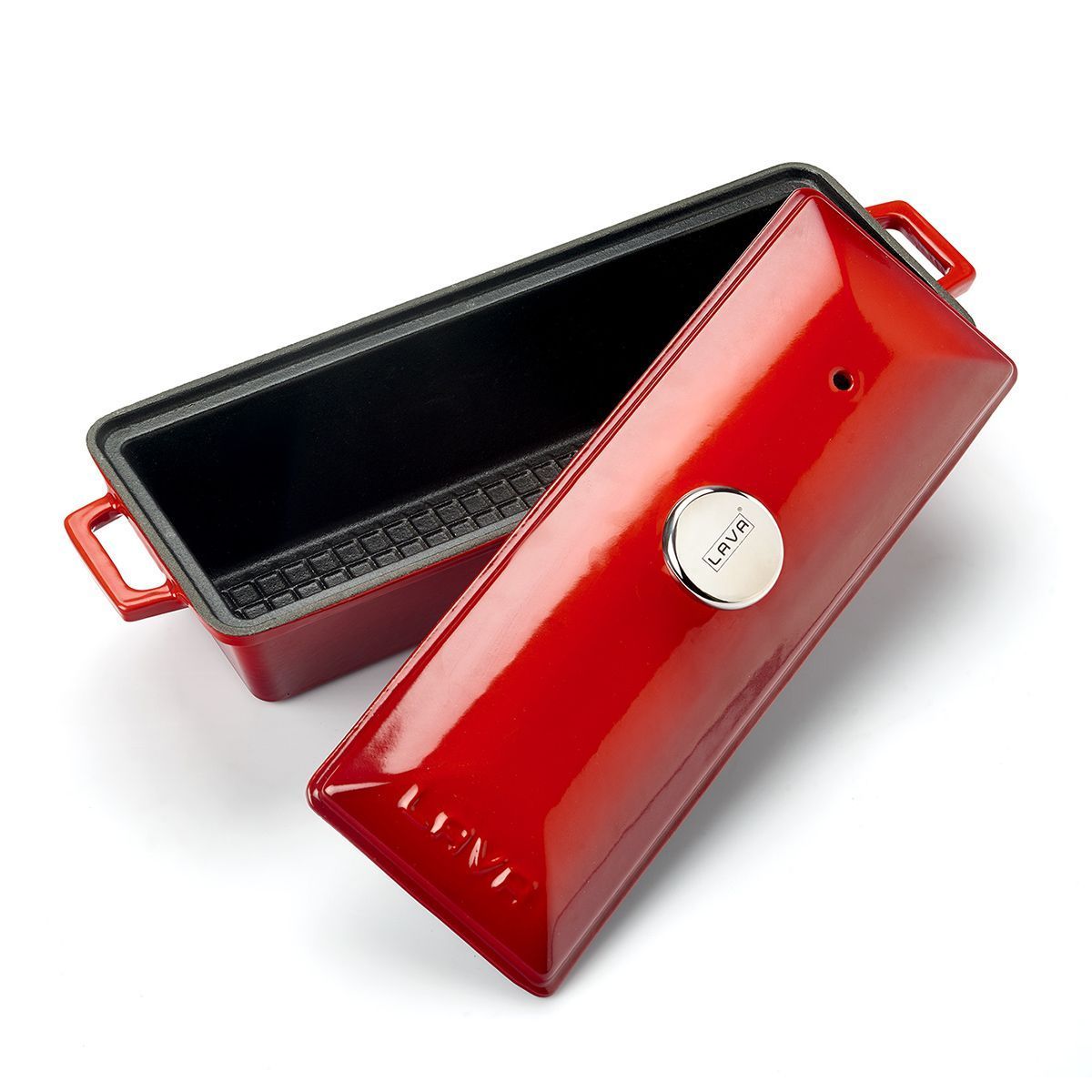 Форма д/выпечки«Terrine» красная 8,5*26,5см.,1,0 л.чугун LAVA