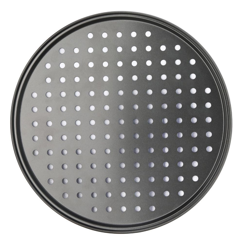 Экран для пиццы 30 см, перфорированный,карбон PL Proff Cuisine
